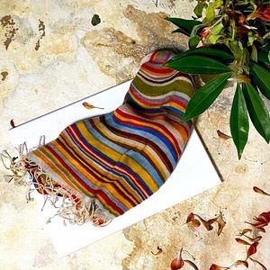 Pepe jeans striped scarf